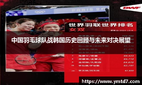 中国羽毛球队战韩国历史回顾与未来对决展望